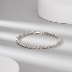 Tennis Bracelet Shiny 925 silver luxury jewelry