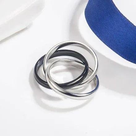 Gold Rings 925 Sterling Silver Three Color Fine Jewelry