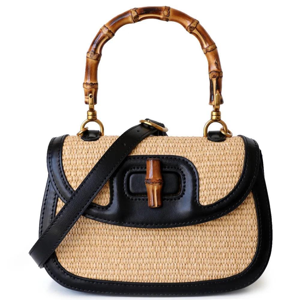 Handbags for Women Luxury Bamboo Natural Hand High Quality