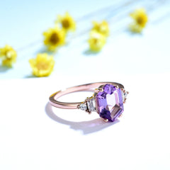 May Birthstone Natural Gemstone Ring Pure Fine Jewelry