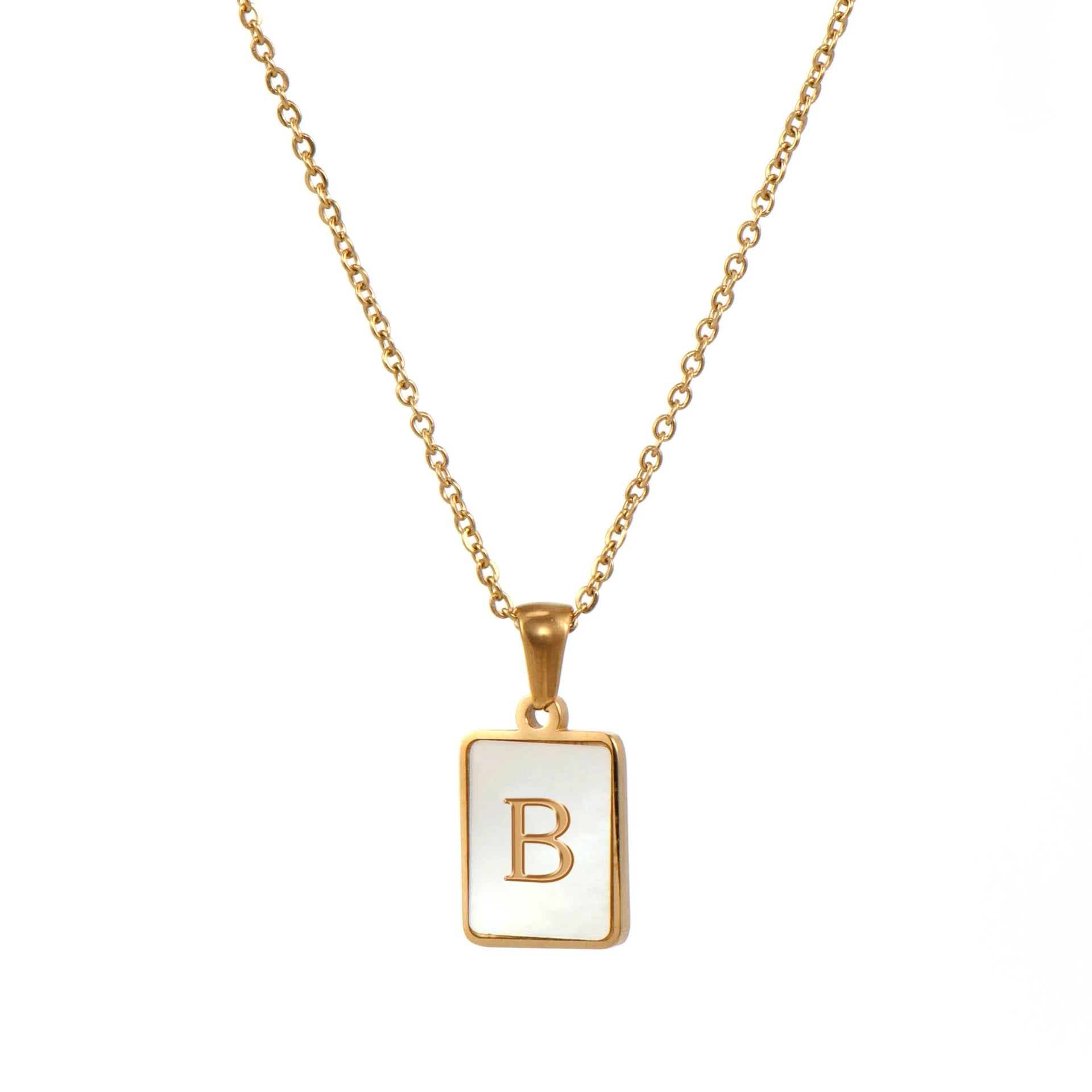 Name Necklace 26 Letters 18k Gold With Pendant Unique Jewelry Luxury