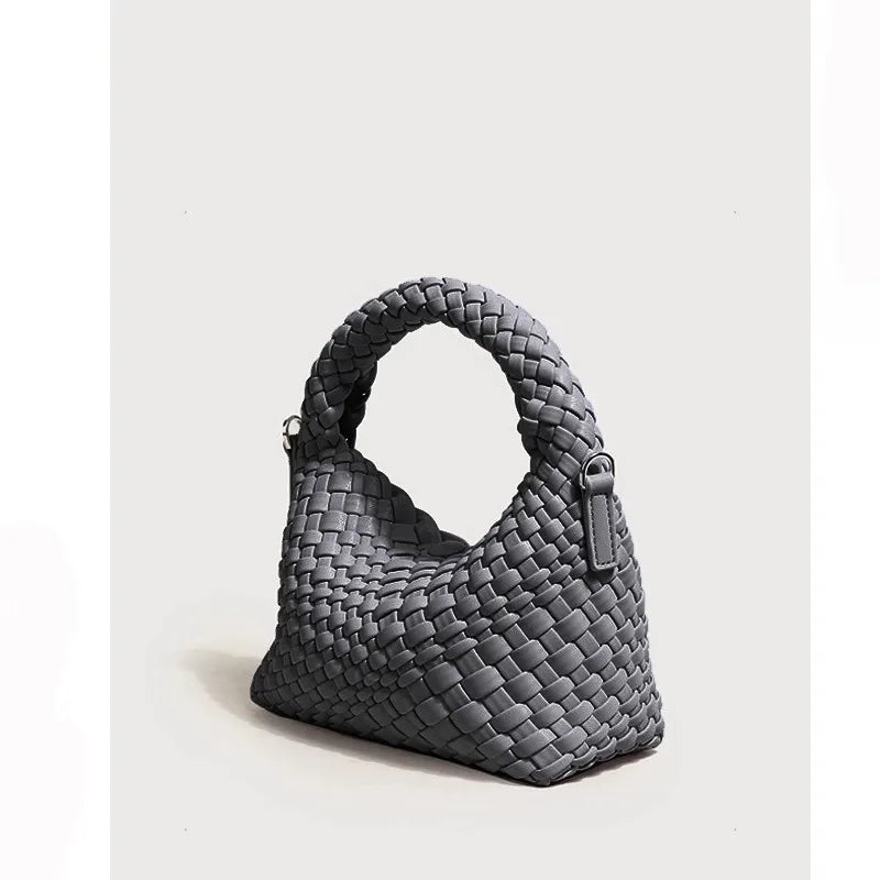 High-grade Women's Bag Solid Fashion Hand-woven Crossbody Temperament