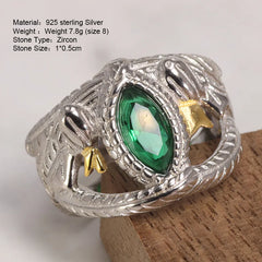 March Birthstone Aragorn Rings For Men Jewelry