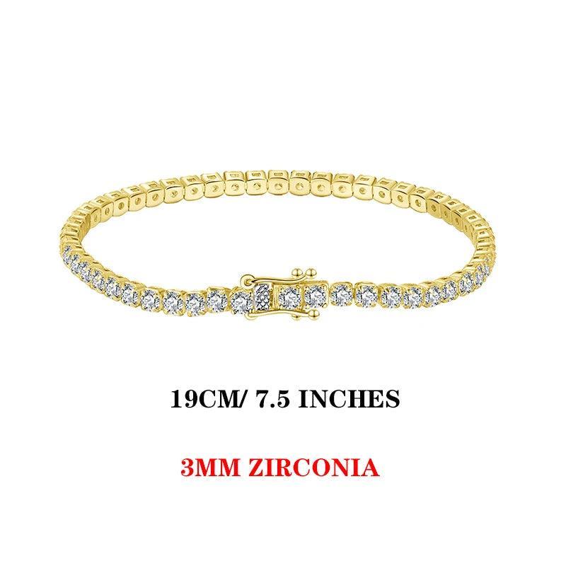 Tennis Bracelets Sterling Silver For Women Cubic Zirconia Bracelet