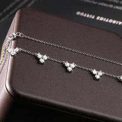 Necklace Diamond Fine Jewelry 925 Sterling Silver  for Women