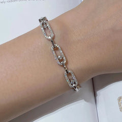 Diamond Bracelet High-quality French Luxury Fashion Silver S925