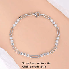 Clover Bracelet Round For Women 925 Silver Fashion Jewelry