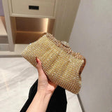 Women Elegant Luxury Evening Clutch Purse Prom Banquet Shoulder Bag