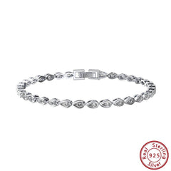 Tennis Bracelet Shiny 925 silver luxury jewelry