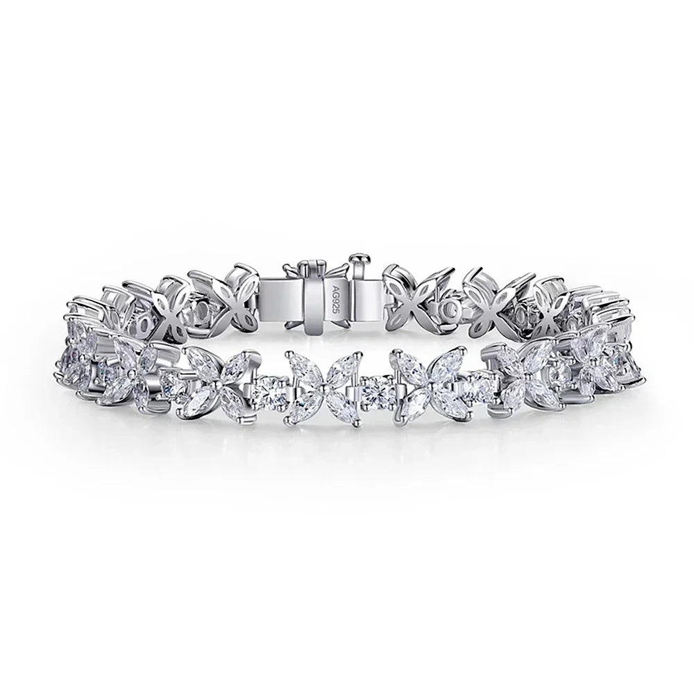 Diamond Bracelets High 925 Sterling Silver Jewelry for Women