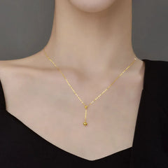 Gold necklace 18K Pendant Choker Women's Fine Jewelry Party