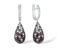 July birthstone Pure Drop Earrings Sparkling Gem Stone Oval Jewelry