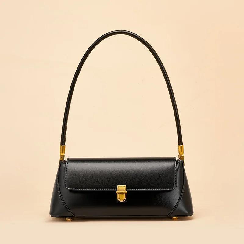 Leather Bag High Quality Elegant Ladies Shoulder Bags Designer Retro