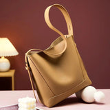 Leather Shoulder Commute Bags Adjustable Shoulder Strap Women