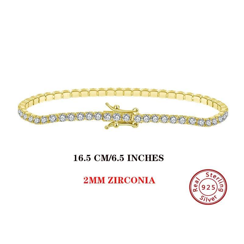 Tennis Bracelets Sterling Silver For Women Cubic Zirconia Bracelet