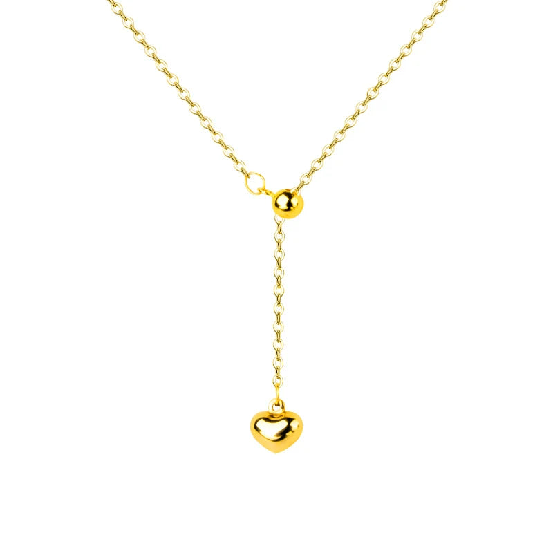 Gold necklace 18K Pendant Choker Women's Fine Jewelry Party