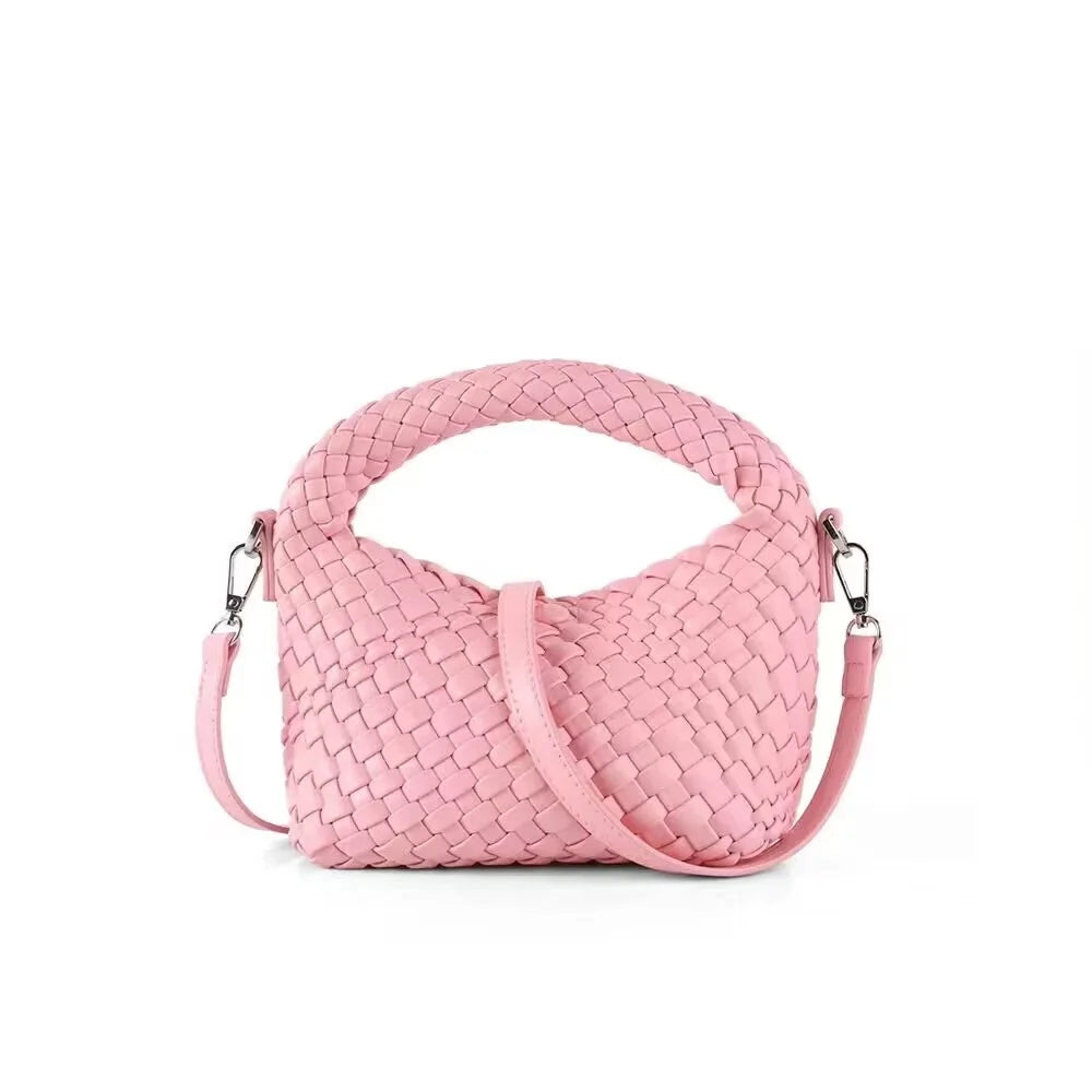 High-grade Women's Bag Solid Fashion Hand-woven Crossbody Temperament