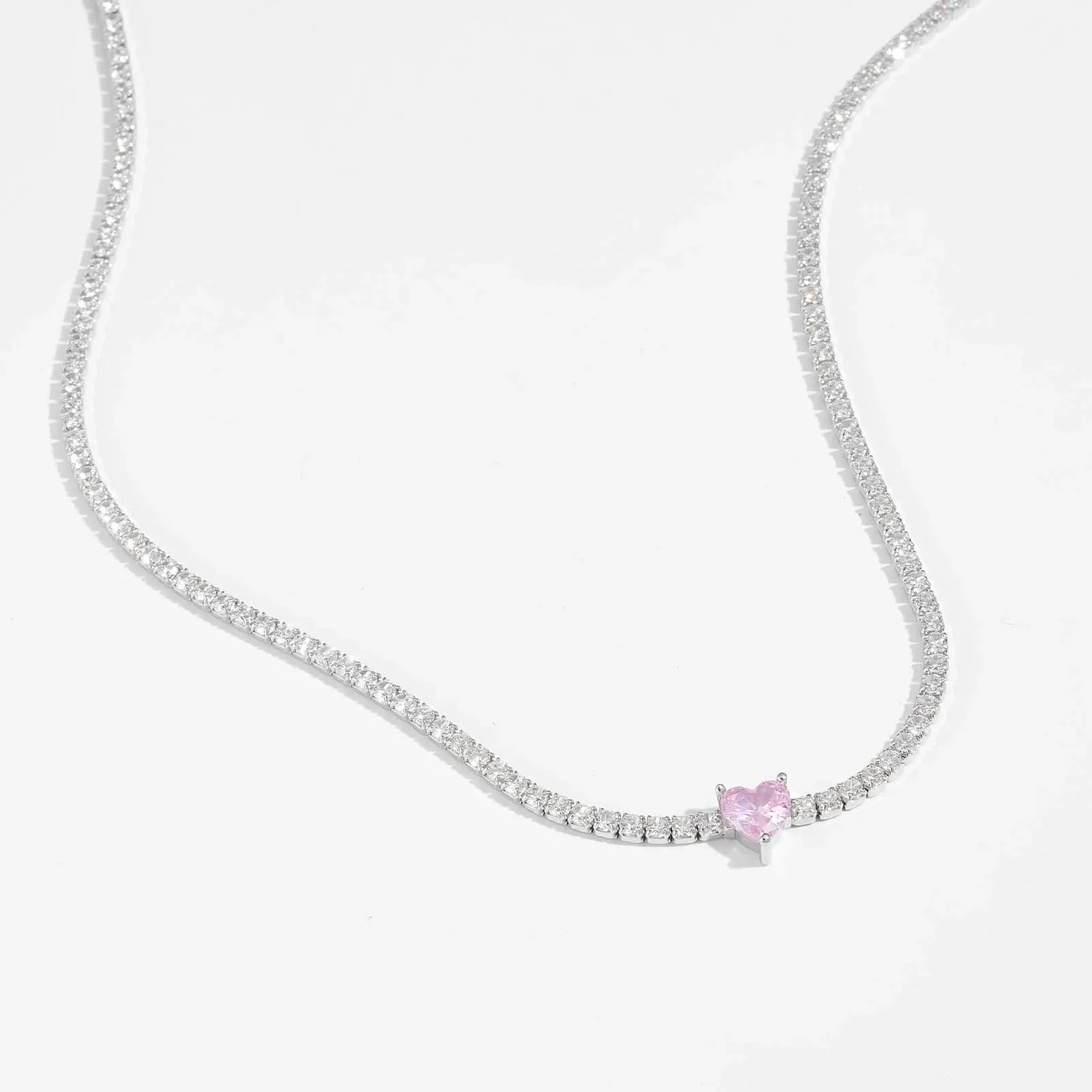 January Birthstone Gemstone Luxury Choker Necklace Women Fine Jewelry