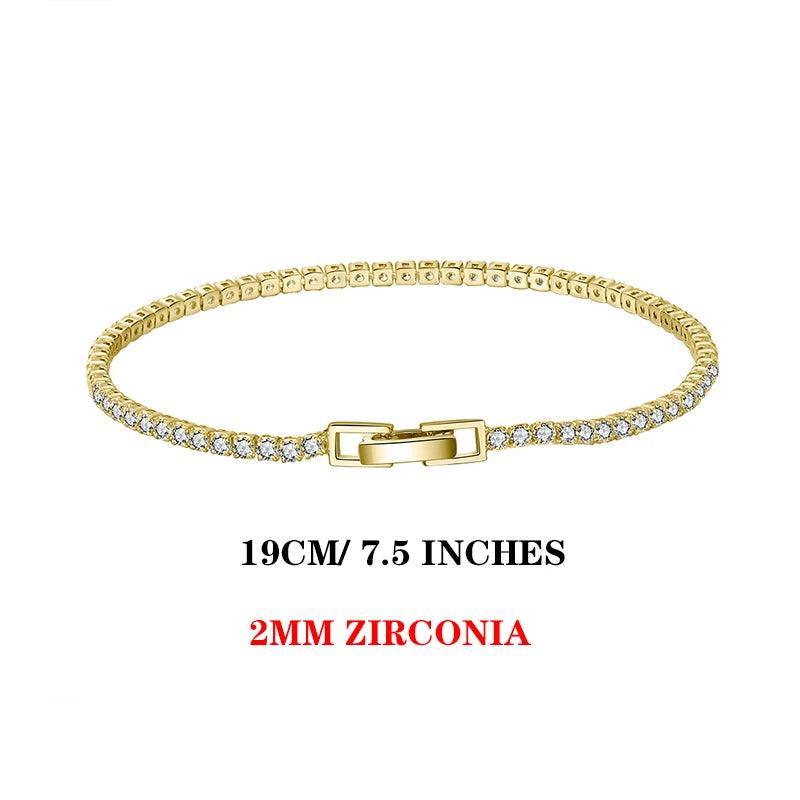 Tennis Bracelets Sterling Silver For Women Cubic Zirconia Bracelet