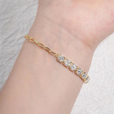 Moissanite Diamond Bracelet 2-5mm D Silver 925 Certified Original