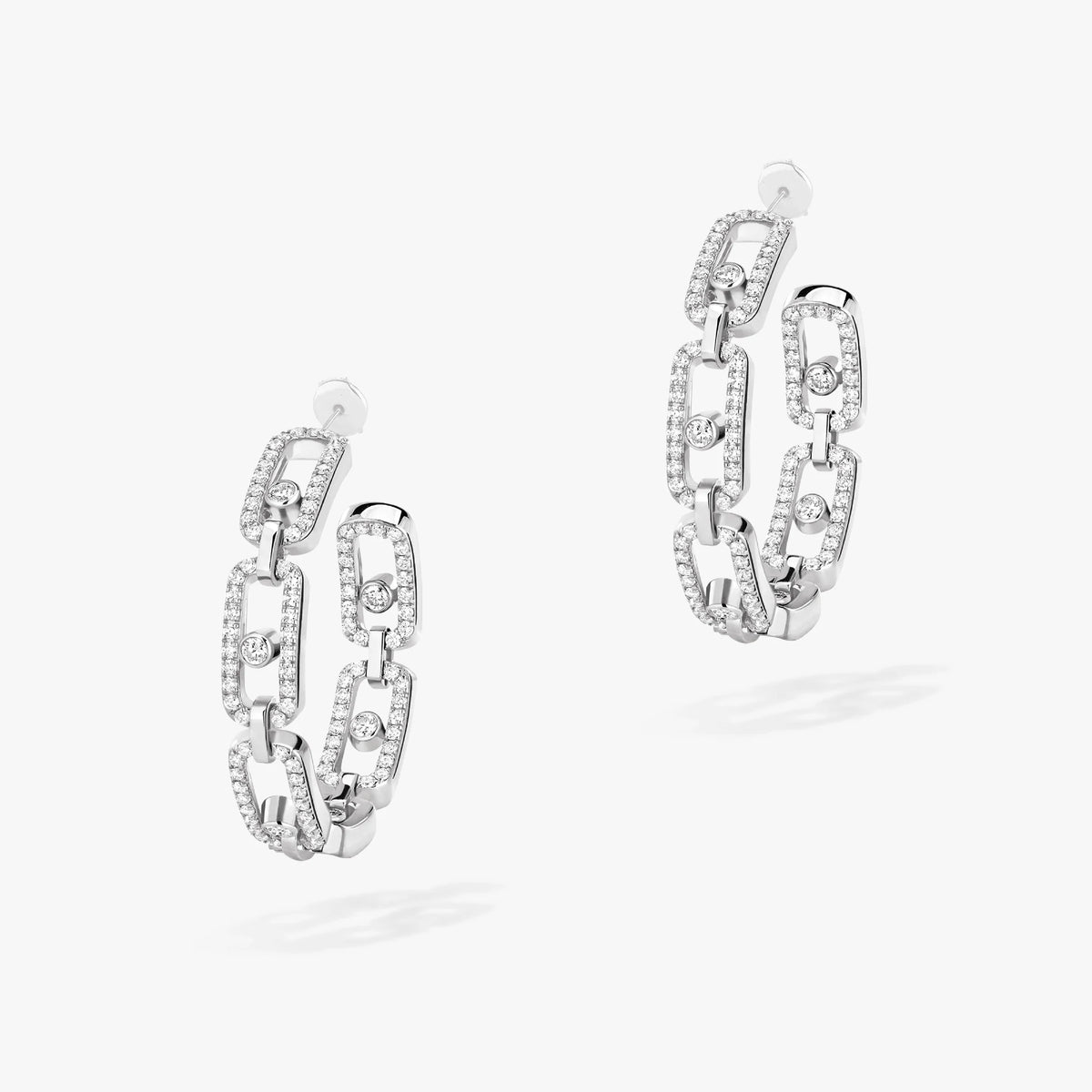 Diamond Earrings French High-Quality Women's Jewelry Luxury