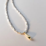 Fashion Necklace Classic Gold Color Water Drop Pendant Fine Jewelry