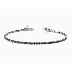 Tennis Bracelet Cubic Zirconia 925 Silver Hiphop Rock Hippie Jewelry