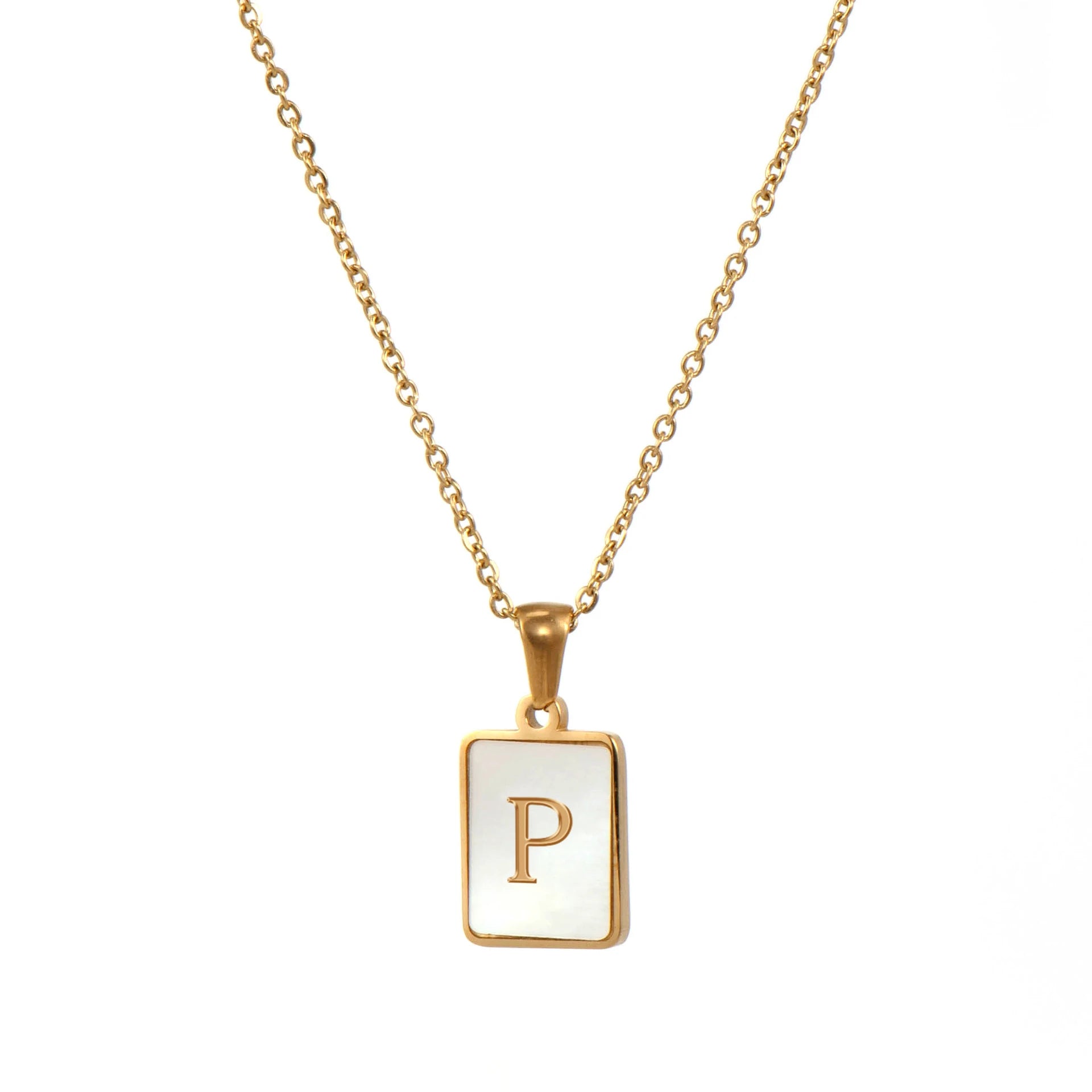 Name Necklace 26 Letters 18k Gold With Pendant Unique Jewelry Luxury