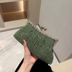 Women Elegant Luxury Evening Clutch Purse Prom Banquet Shoulder Bag