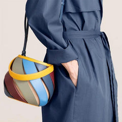 Bags Luxury Designer Women's Fashion Retro Geometric Bucket  Elegant