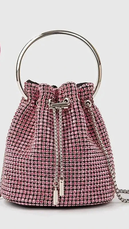 Bucket bags Women's inlaid diamond Fashion dinner women luxury